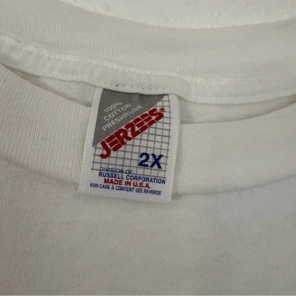 Vintage Jerzees Seattle Graphic Tee White Made in USA Men's 2XL - Picture 5 of 7